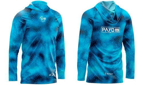 Remera Payo Secado Rapido Evolution Line Proteccion Uv Cian