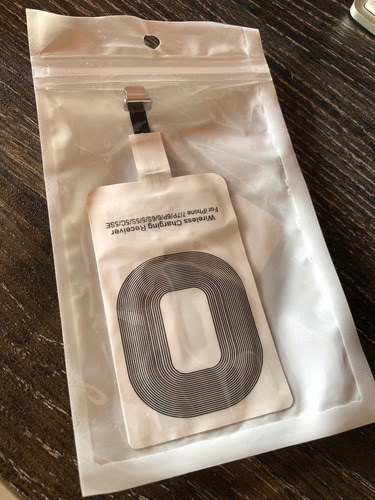 Adaptador Receptor Qi Carregamento S/fio - iPhone 5/6/6s/7