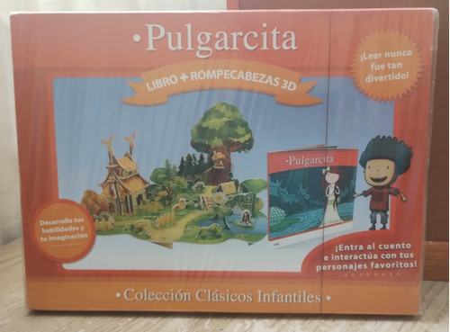 Pulgarcita: Rompecabezas 3d Más Libro + Plancha De Stickers 