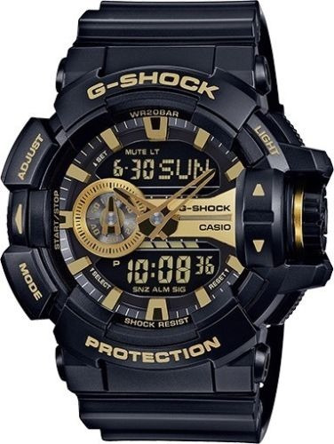 Relojes De La Serie Casio G-shock Ga-400gb - Negro / Dorado
