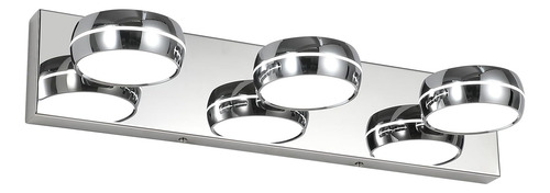 Lámpara De Baño 3 Luces Espejo Moderno Interior Aplique Led