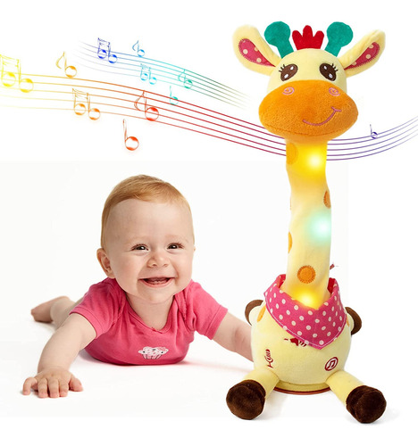 Emoin Jirafa Musical Para Bebs De 6 A 12 Meses Cantando 10 C