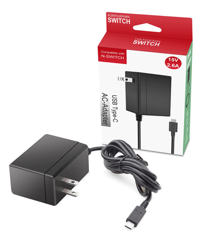 Adaptador De Ca De 15 V 2.6 A De Repuesto Para Consola De Ju