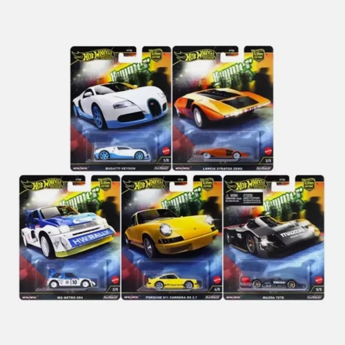 Hot Wheels Premium Hammer Drops Serie Blanco