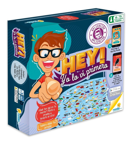 Juego De Mesa Hey Yo Lo Vi Primero Con App Ronda - Toy Store