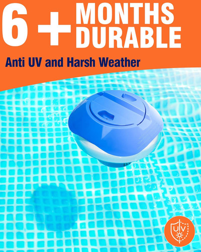 Flotador De Cloro Para Piscina Poolclean De 7 Pulgadas