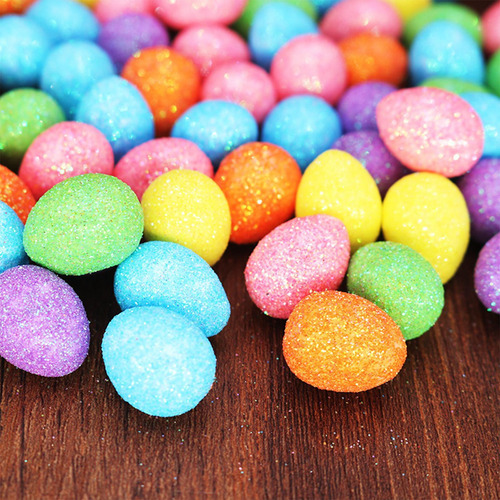 Paquete Pequeño De Huevos De Pascua De Espuma Decoración Peq