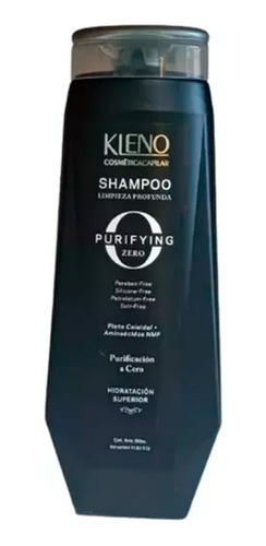 Kleno Shampoo Purifying Zero Limpieza Profunda Con Sulfato 