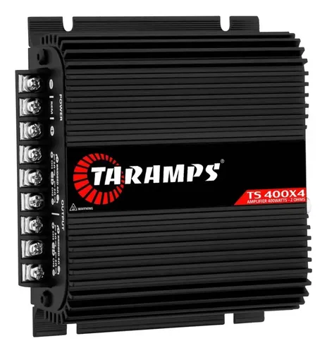 Modulo Taramps Ts 400x4 Preto Black 4 Canais 400 Watts | MercadoLivre