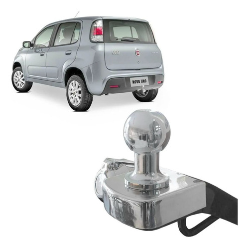 Engate Rabicho P/ 500kg Novo Fiat Uno 2011 Até 2020 2021