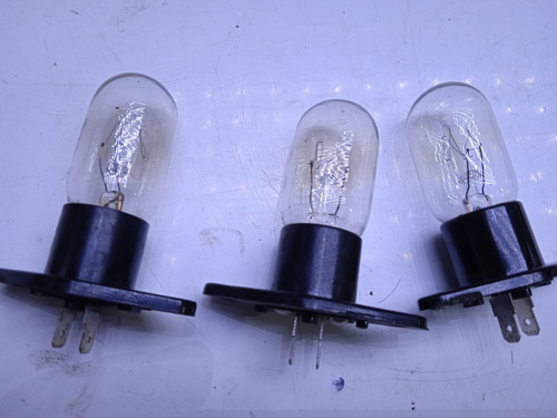 Lote De 3 Focos Para Horno De Microondas 20w Varios Modelos (Usado)