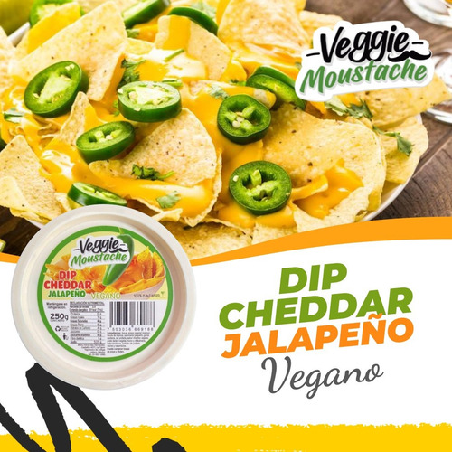 Dip Cheddar Jalapeño Vegano