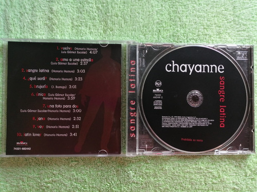 Eam Cd Chayanne Sangre Latina 1986 Segundo Album De Estudio