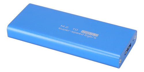 Adaptador De Carcasa Ssd Msata A Usb3.0, Funda Azul Msata De