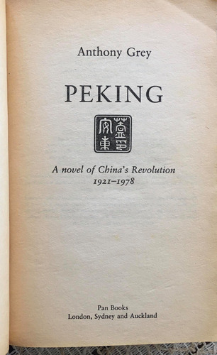 Peking, Anthony Grey (Usado)