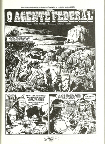 Tex Willer - 018 (as Aventuras De Tex Quando Jovem) (complete Sua Coleção) (Usado)
