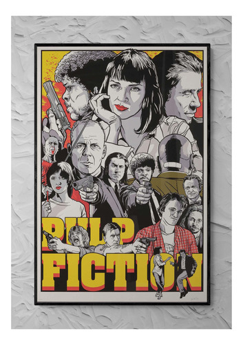 Pulp Fiction Poster (60 X 90 Cms)