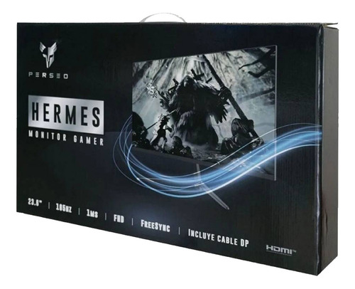 Monitor Gamer Perseo Hermes 24 Fhd 165hz 1ms Freesync Hdmi