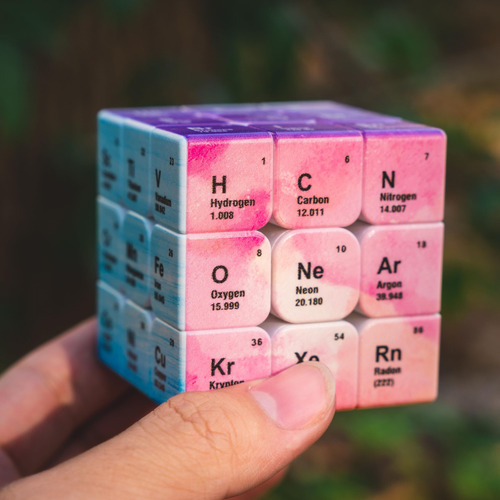 Tabla Periódica 3x3 Speed Cube Puzzle Fórmula De Aprendizaje