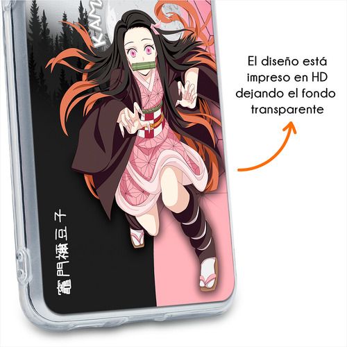 Funda Para Realme Demon Slayer Nezuko Kimono Case Anticaída