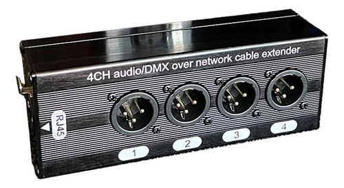 Crystal: 1 Par De Audio Xlr O 6,3 Mm De 4 Canales Y 3 Pines