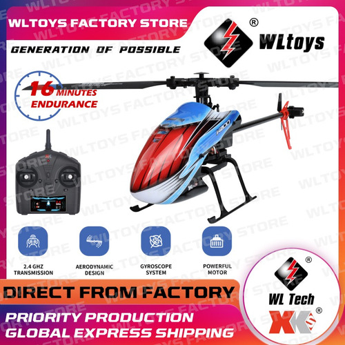 Imagen 7 de 10 de Helicóptero Rc Radiocontrol 2.4g Eachine E130 Flybarless Rtf