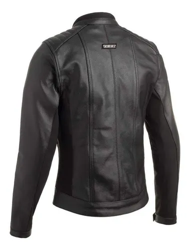 Jaqueta Motoqueiro Couro Texx Storm Lady Preta Tamanho G