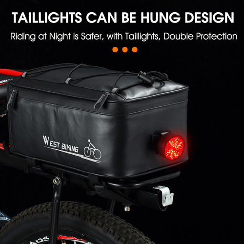 Bolsa De Maletero Para Asiento Trasero De Bicicleta De Gran