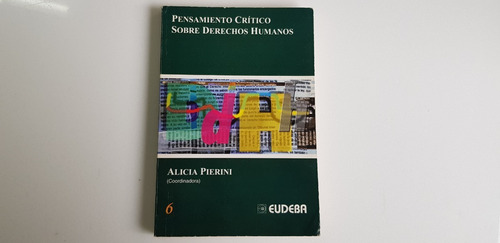 Pensamiento Critico Sobre Derechos Humanos -en Democracia