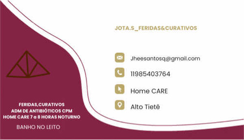 Cuidados Em Feridas, Adm De Atb, Home Care
