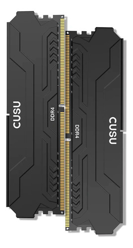 Memória Ram Ddr4 32gb (2x16) Cusu Preto 3200mhz