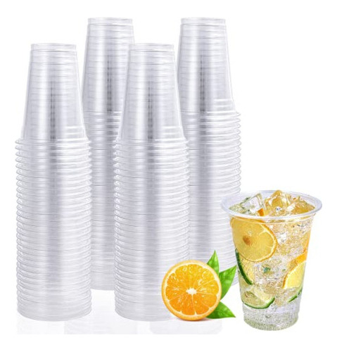 Copas Desechables [paquete De 200 -10 Oz] Vasos De Plástico