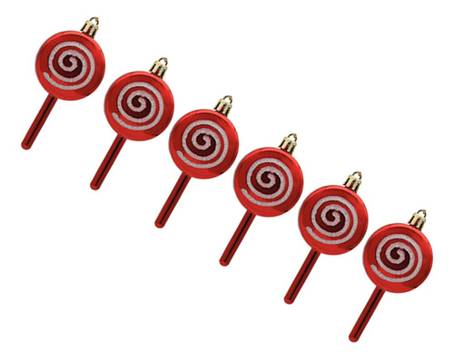 2 Paquete De 2-6 Adornos Navideños De 6 Uds., 10cmx5cm