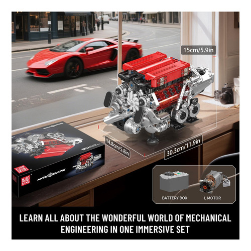 Mold King W16 Bloques De Construcción Del Motor, Modelo De Y