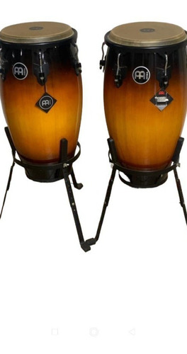 Imagen 2 de 3 de Conga Percusión Meinl Con Soporte , Vintage Sunburst
