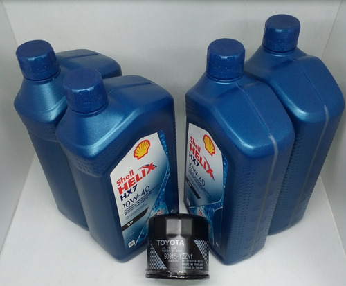 Combos Aceite Shell + Filtro Para Su Toyota 4 Cilindros