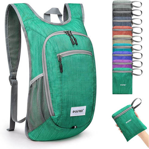 Mochila Impermeable Plegable Para Senderismo 10 L - Verde