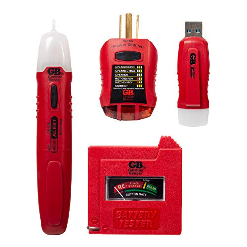 Gk-5 Probador Doméstico Kit De   Eléctrica, Rojo