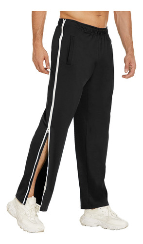 Pantalones Casuales Con Cierre Y Botones Para Hombre, Pantal