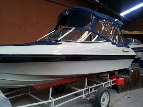 Lancha Vision 460 Motor Mercury 60hp 2 T Con Cierre Completo