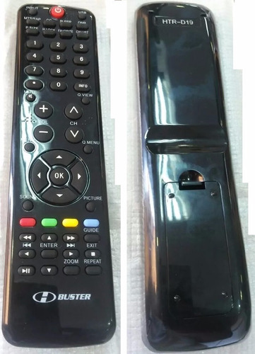 Controle Original Htr-d19 Serve Toda Tv H-buster Lcd Led D19