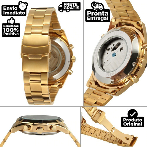 Relógio Masculino Mecânico Automático Luxo Original