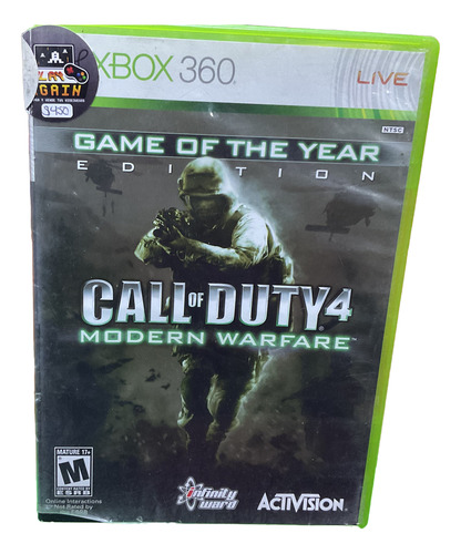 Call Of Duty 4 Modern Warfare Xbox 360 (Reacondicionado)