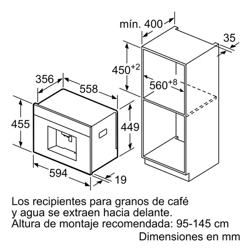 Cafetera Integrable Bosch Ctl636es6 Menu Interactivo Fama