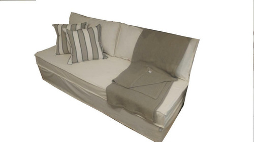 Pack X2 Almohadones Respaldo 95x60x10 Tussor Para Futon 