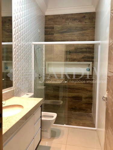 Imagem 9 de 15 de Belissima Casa Térrea Em Condominio Fechado, 03 Dorm Sendo 01 Suite, Banheiro Social, Sala, Cozinha Com Churrasqueira, E Area De Serviços E 2 Vagas - Ca00996 - 70586069