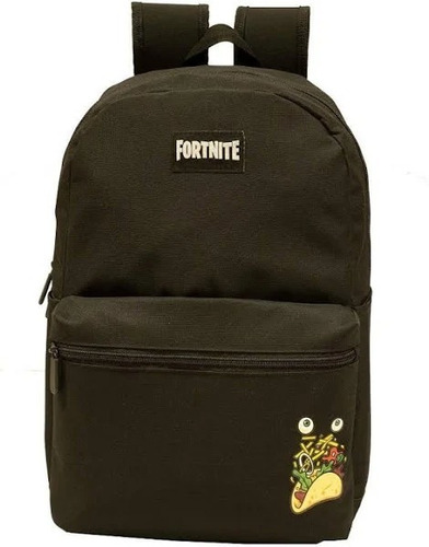 Mochila Escolar Fortnite Original Xeryus Preto