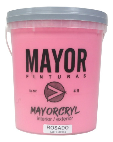 Mayorcryl Color Rosado 4lt Cml1