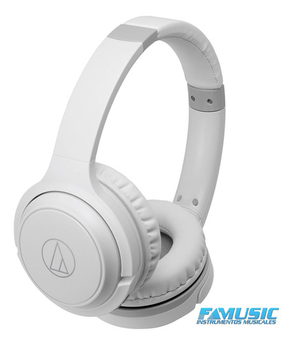 Auriculares Inalámbricos Audio-technica Ath-s200bt Color Blanco Color de la luz NO