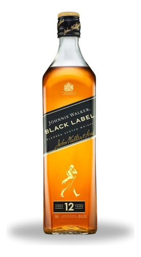 Johnnie Walker Whisky Blended Scotch Black Label 750ml
